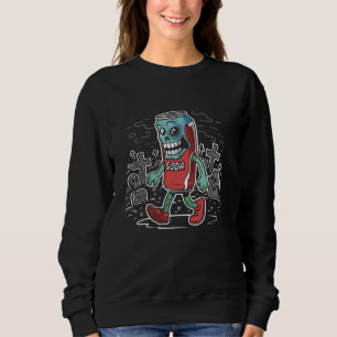 Soda Zombie - Vintage Creepy Limo Monster Hallowee T Shirt