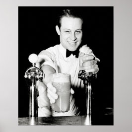 Sodabutik, 1936. Vintage foto Poster