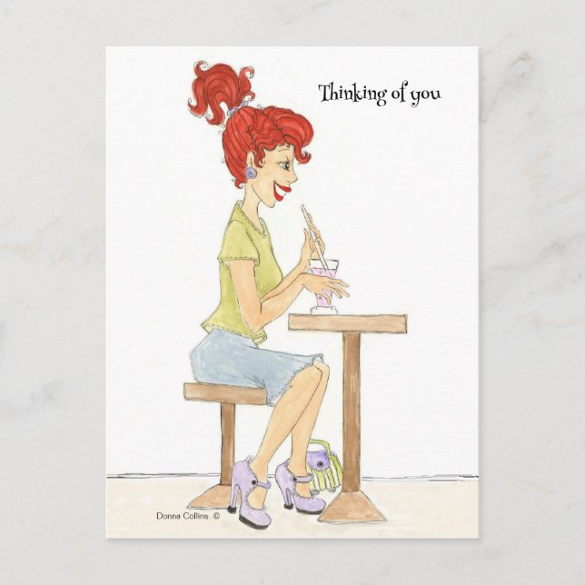 Sodaflicka vykort (Framsida)