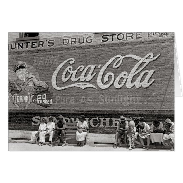 Sodapop-reklam, 1939 hälsningskort (Framsidan Horizontal)