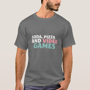 Sodavatten, Pizza och videospelrolig tröja för