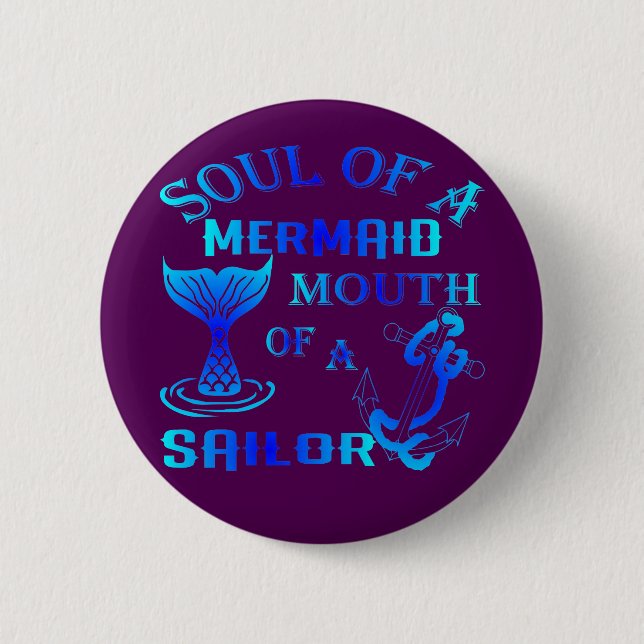 Söder av en Sjöjungfru munstycke av sjöman # Knapp (Framsida)