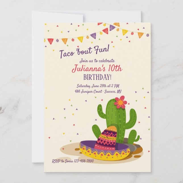 Söder av gränsroligtinbjudan inbjudningar (Framsida)