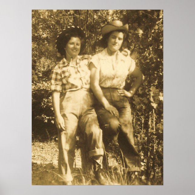 SÖDER AV RODEOS POSTER UTSKRIFT (Framsidan)