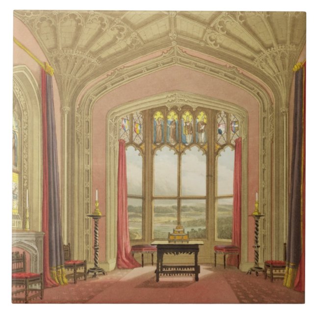 Söder avslutar av Sts Michael galleri, från Kakelplatta (Framsidan)