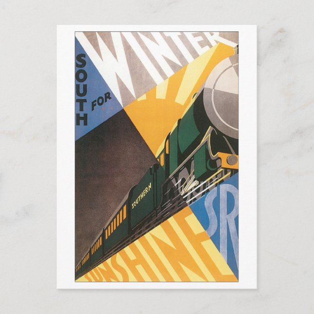 Söder för vinter vykort (Framsida)