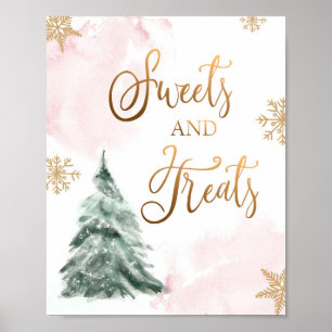Söder och getter Födelsedag Babyskor Vinter Poster