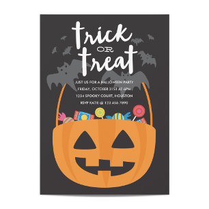Söder och trettar Halloween Inbjudan