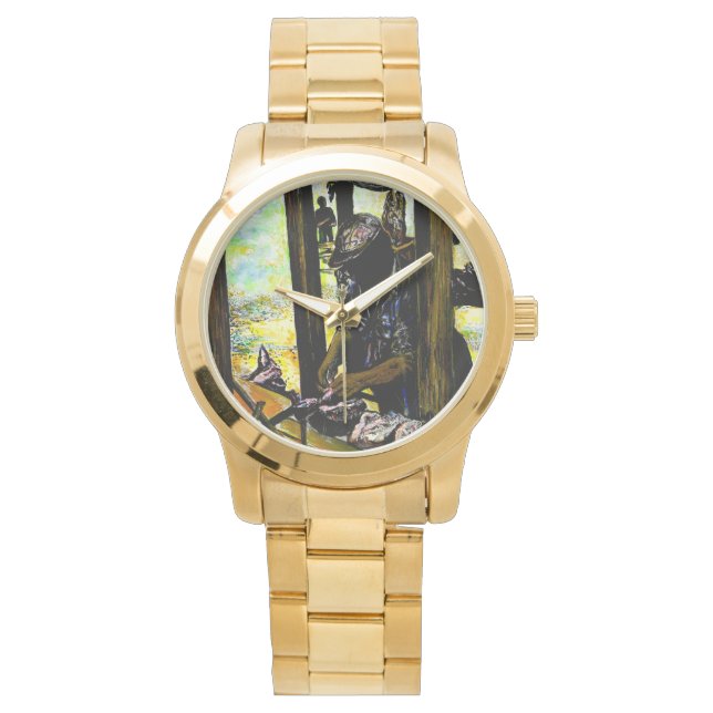 Söder om himlen, väster om helvetet armbandsur (Framsida)
