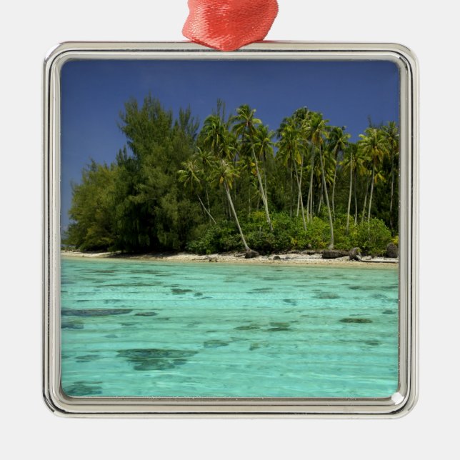 Söderhavet, Franska Polynesien, Moorea 2 Julgransprydnad Metall (Framsidan)
