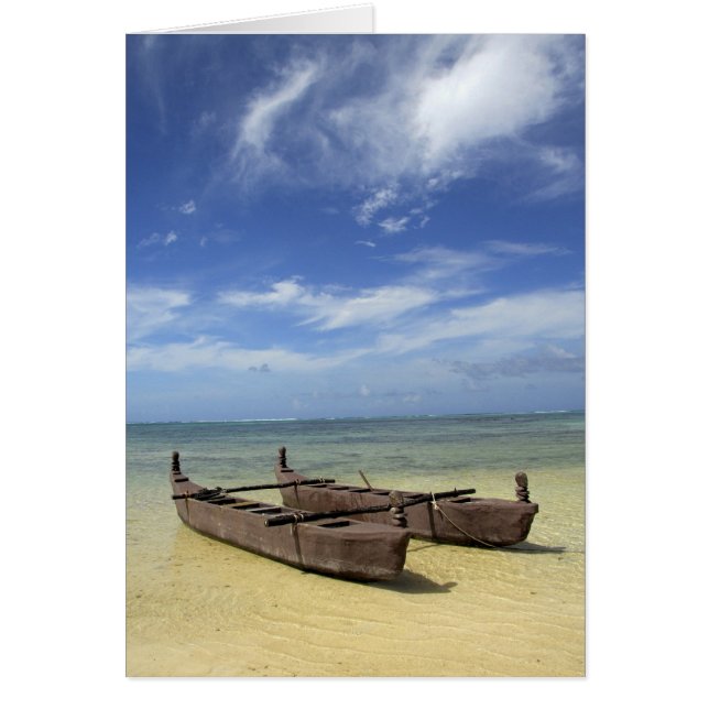 Söderhavet, Franska Polynesien, Moorea. Hälsningskort (Framsidan)