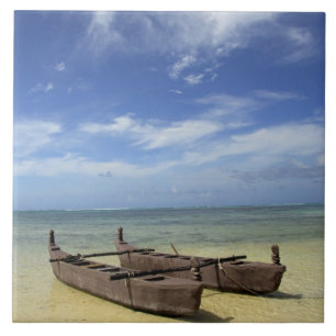 Söderhavet, Franska Polynesien, Moorea. Kakelplatta