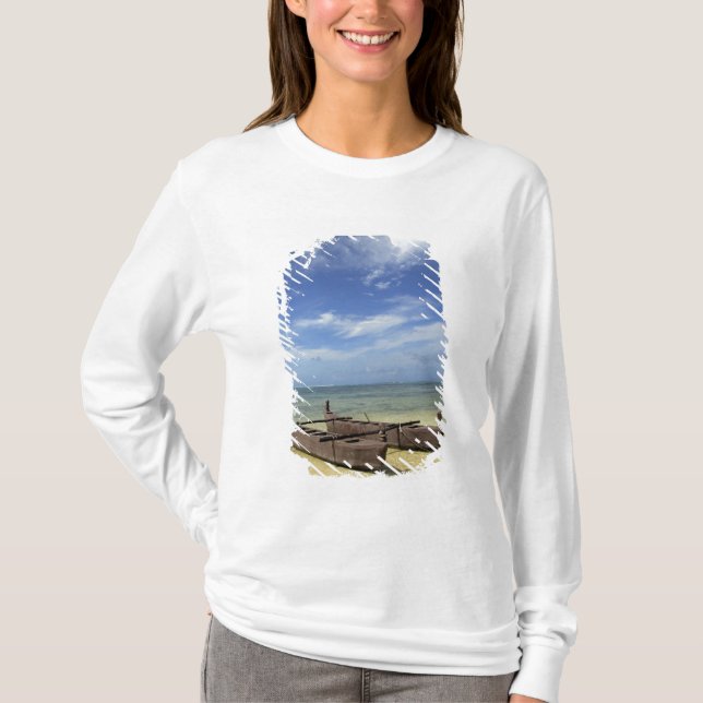 Söderhavet, Franska Polynesien, Moorea. T-shirt (Framsida)