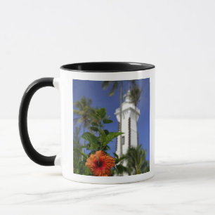 Söderhavet, Franska Polynesien, Tahiti. Hibiskus Mugg