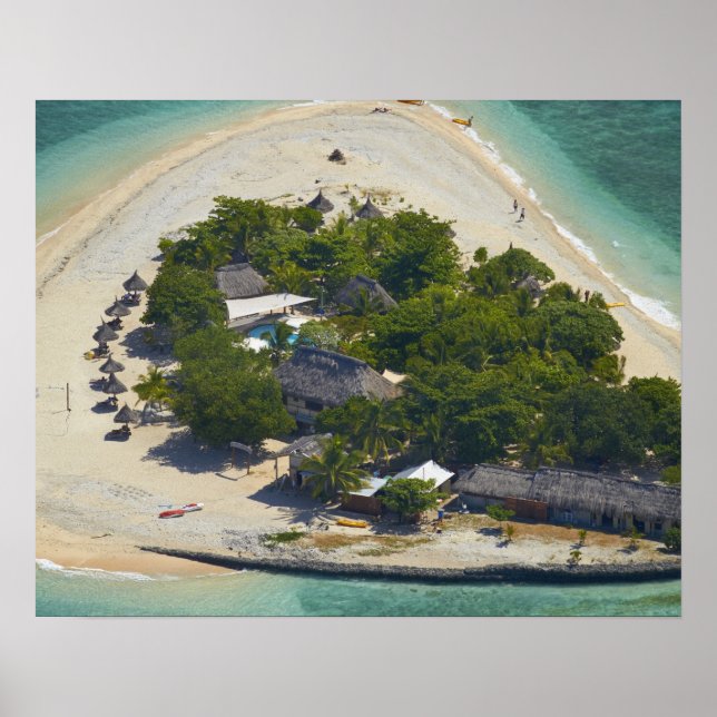 Söderhavsö, Mamanucaöarna, Fiji Poster (Framsidan)