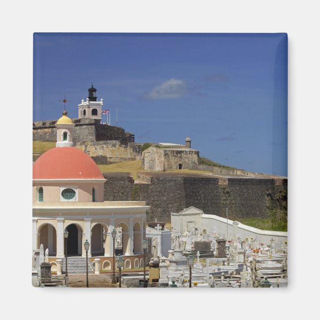 Söderkyrkogården i Puerto Rico Magnet (Framsidan)