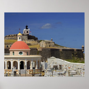 Söderkyrkogården i Puerto Rico Poster