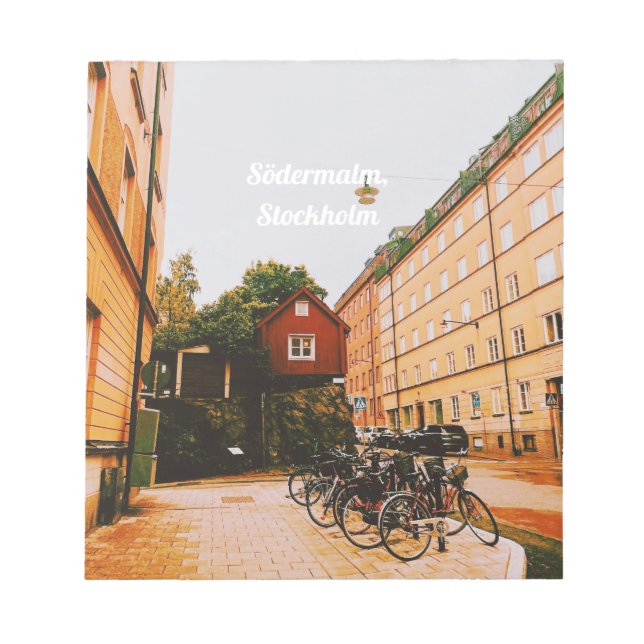 Södermalm, Stockholm, Sverige Anteckningsblock (Framsida)