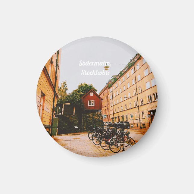 Södermalm, Stockholm, Sverige Magnet (Framsidan)