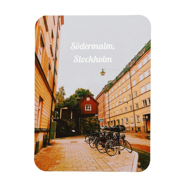 Södermalm, Stockholm, Sverige Magnet (Vertikal)