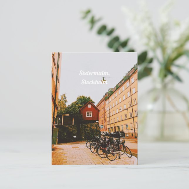 Södermalm, Stockholm, Sverige Vykort (Stående Fram)