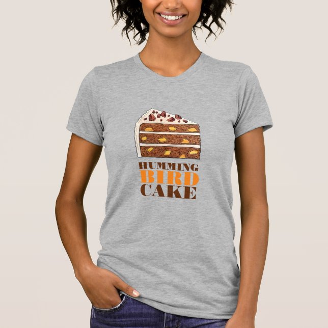 Södermusfågel Lagrar Cake Segce Dessert T Shirt (Framsida)