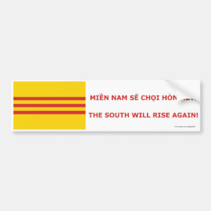 Södern kommer att resa sig igen! Sydvietnam, det v Bildekal