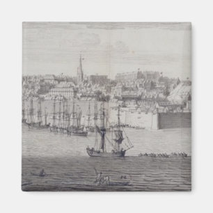 Söderna beskådar av Berwick på Tweed, c.1743-45 Magnet