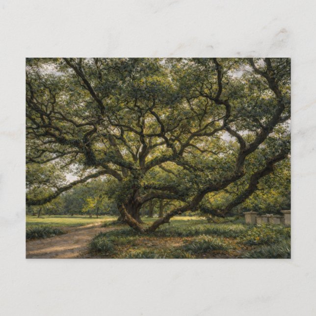Söderns livsträd | Live Oak Art | vykort (Framsida)