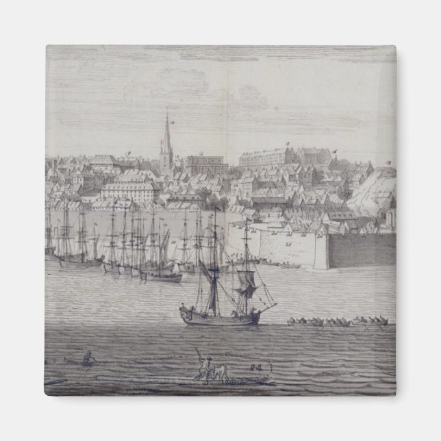 Södervy av Berwick On Tweed, c.1743-45 (s Magnet (Framsidan)