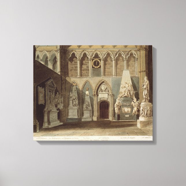 Södervy av Poets hörn, tallrik 27 från Westmi Canvastryck (Framsida)