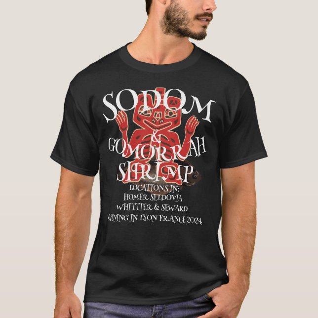 SODOM & GOMORRAH SHRIMP ALASKA T SHIRT (Framsida)
