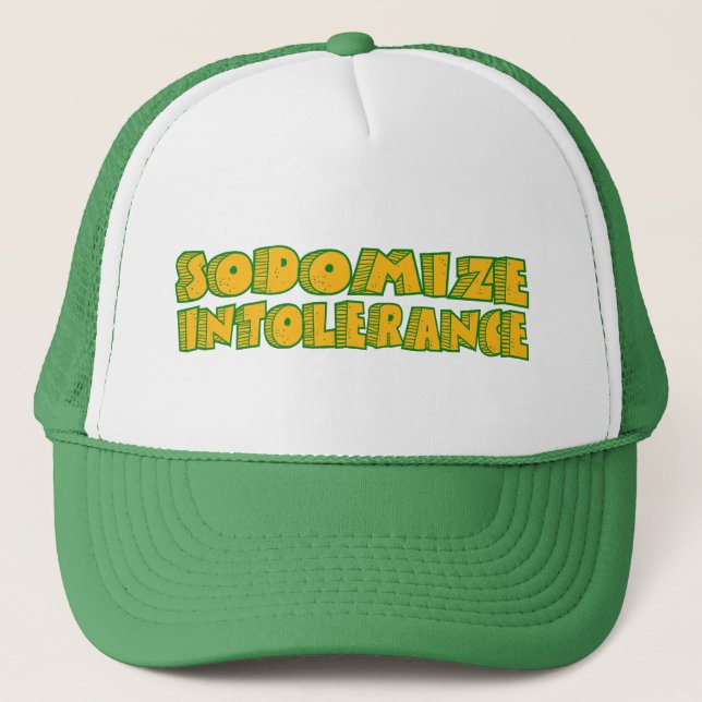 Sodomize intolerans truckerkeps (Framsida)