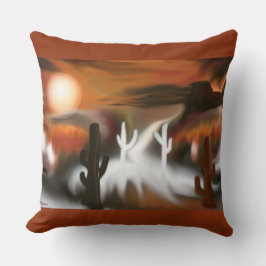 Södra Abstrakten av eld och is Kudde