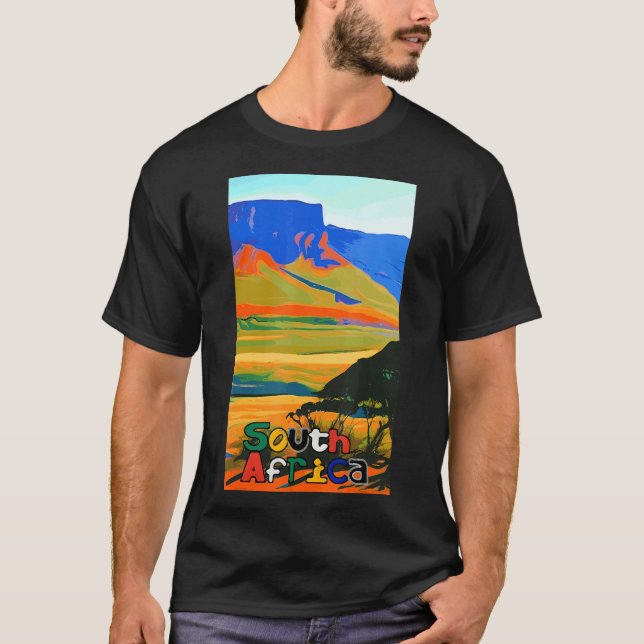 Södra Afrikan 02 T Shirt (Framsida)