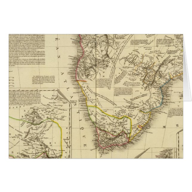 Södra Afrikan 2 Hälsningskort (Framsidan Horizontal)