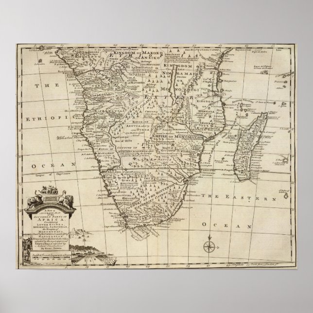 Södra Afrikan 4 Poster (Framsidan)