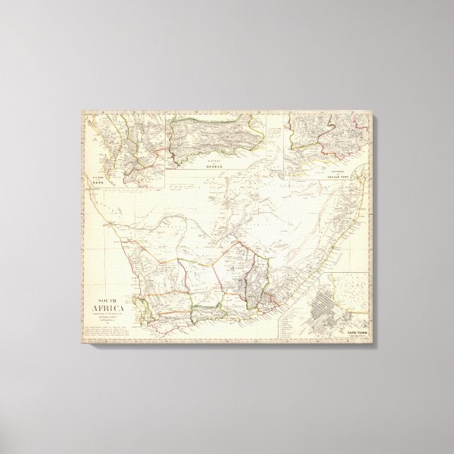 Södra Afrikan Canvastryck (Framsida)