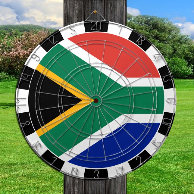 Södra Afrikan Dartboard & African Flagga/match boa Darttavla (Skapare uppladdad)