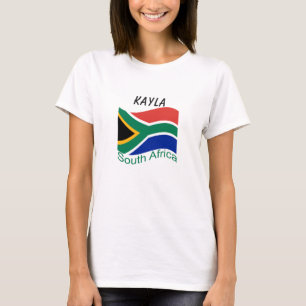 Södra Afrikan Flagga T-Shirt