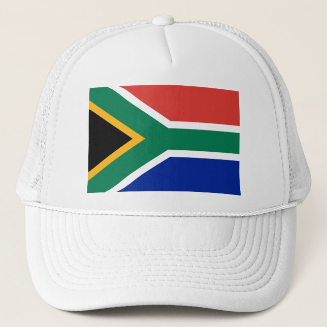 Södra Afrikan Flagga - Vlag van Suid-Afrika Truckerkeps (Framsida)