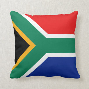 Södra Afrikan Flagga x Flagga Pillow Kudde