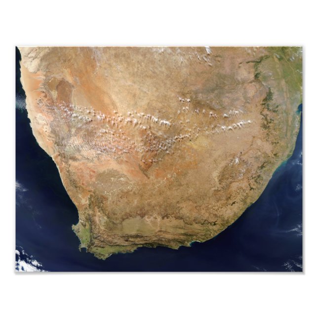 Södra Afrikan Fototryck (Framsidan)