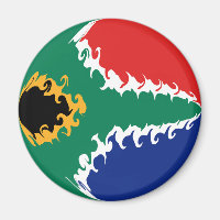 Södra Afrikan Gnarly Flagga