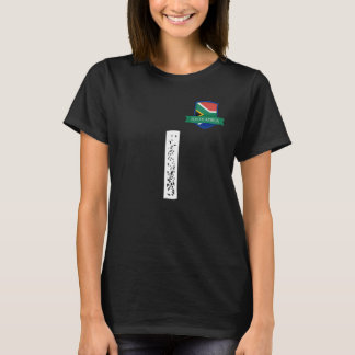 Södra Afrikan Human-Flagga I South Afrika T Shirt