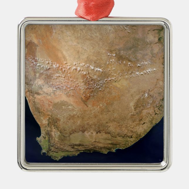 Södra Afrikan Julgransprydnad Metall (Framsidan)