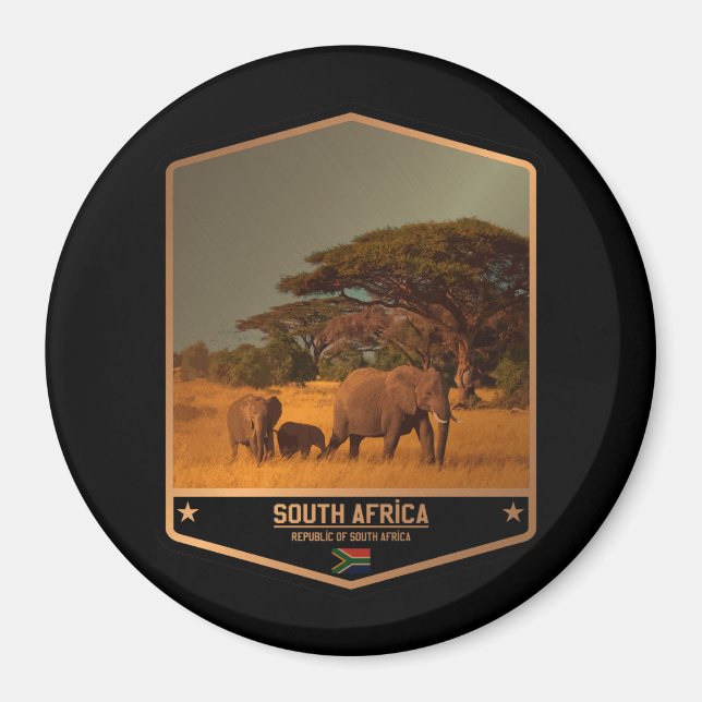 Södra Afrikan Magnet (Framsidan)