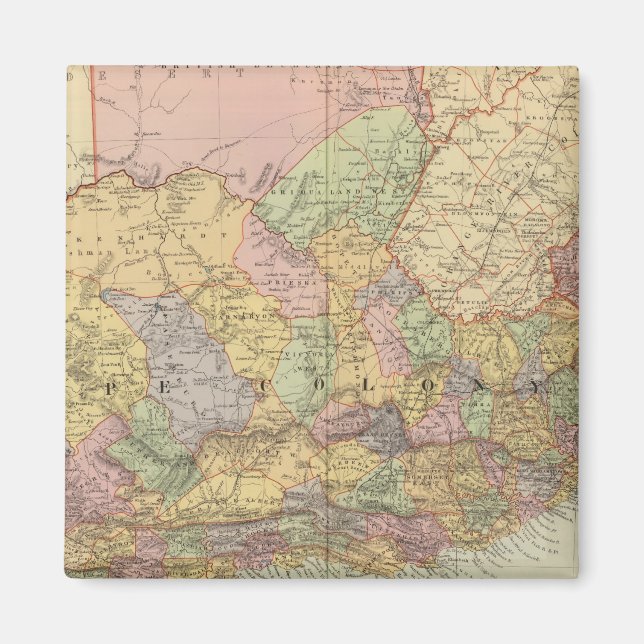 Södra Afrikan Magnet (Framsidan)