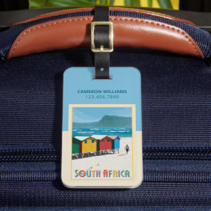 Södra Afrikan Muizenberg Beach Bagagebricka