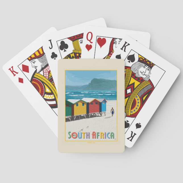Södra Afrikan | Muizenberg Beach Casinokort (Baksidan)